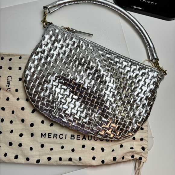 Clare V Handbags - Clare V Silver Petite Moyen